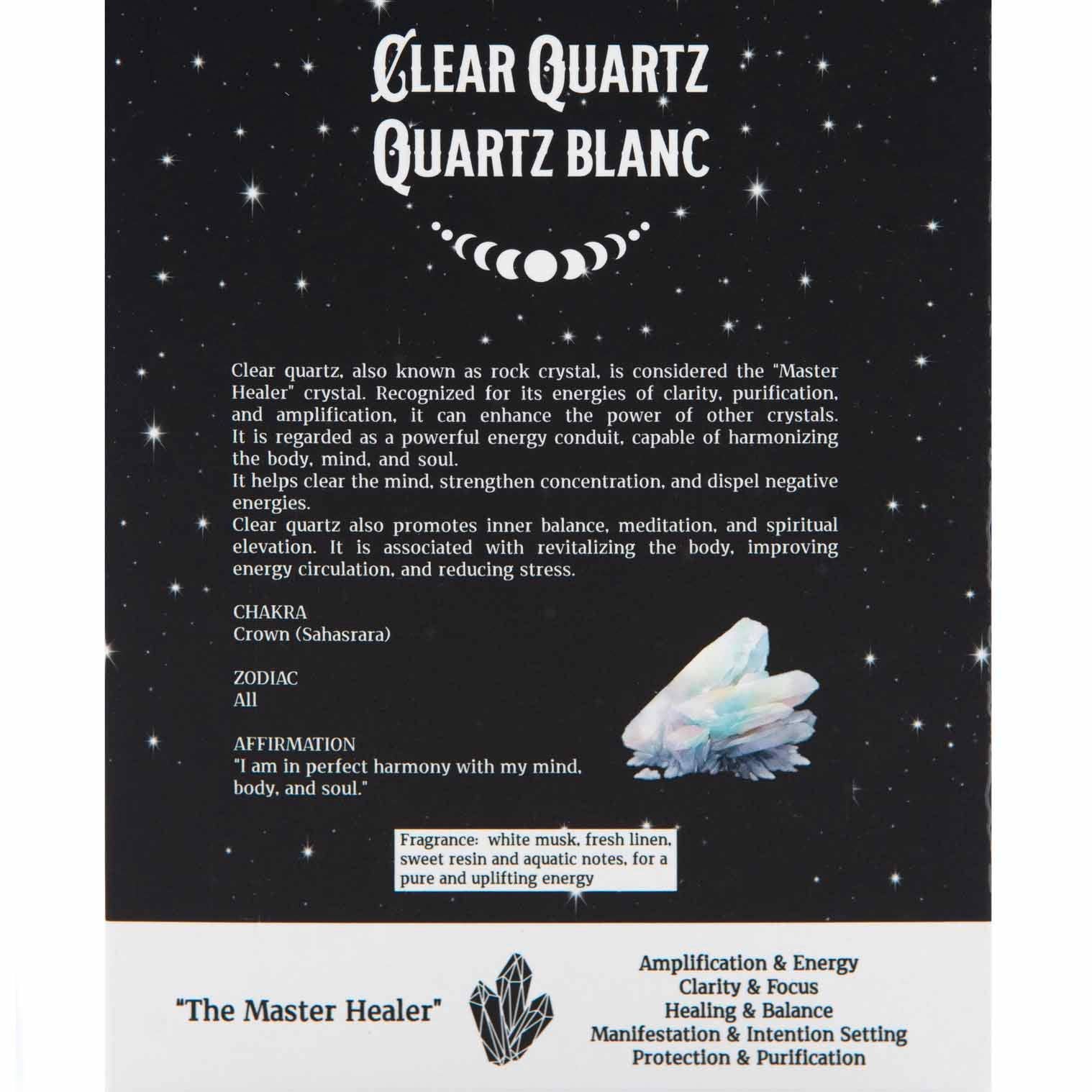 Clear Quartz Crystal Magic Incense