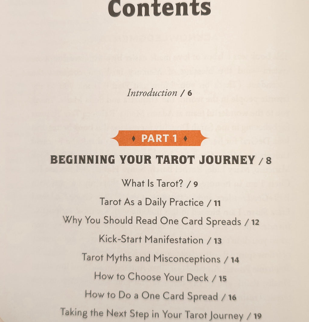 The One Card Tarot Journal