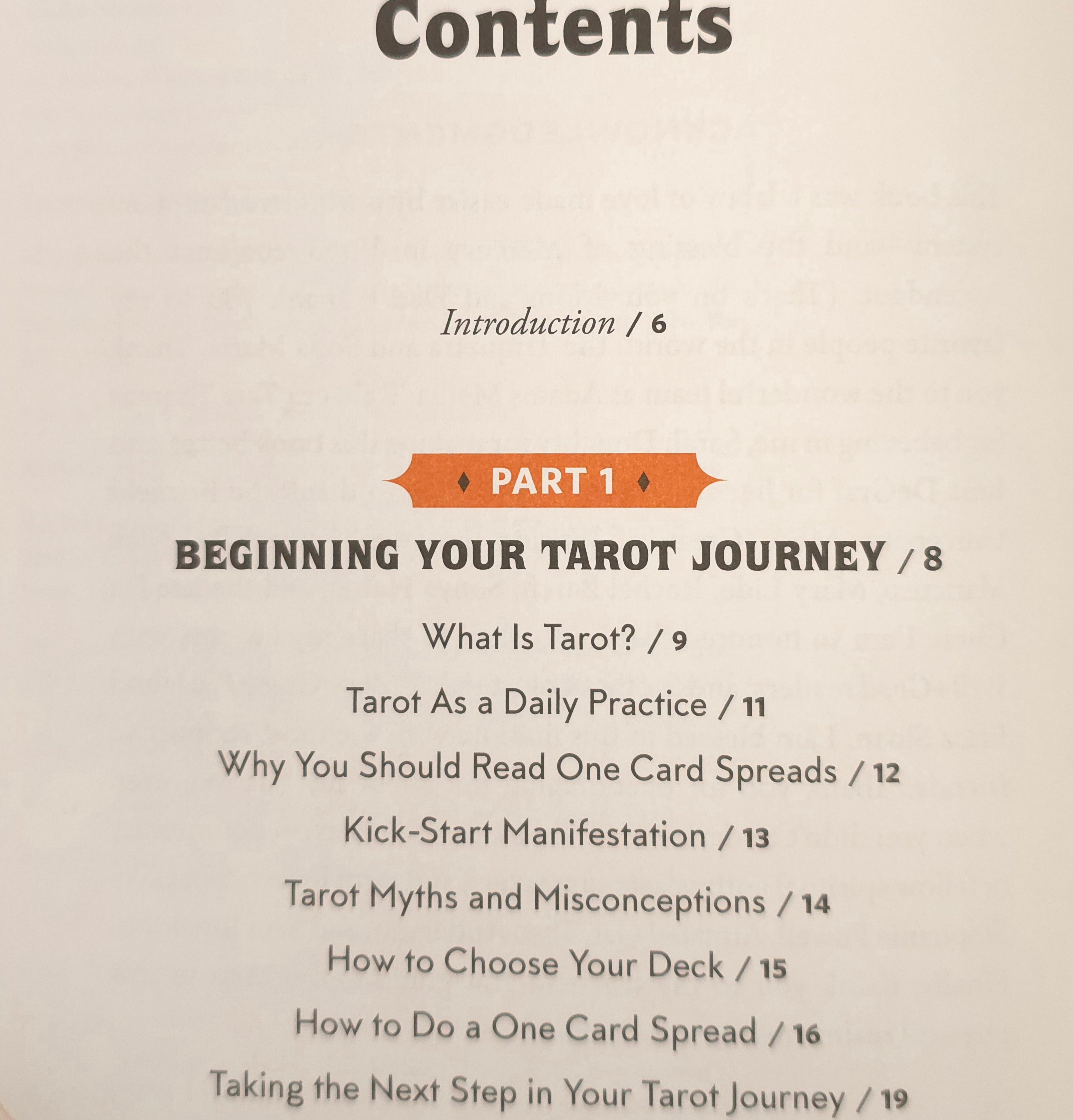 The One Card Tarot Journal