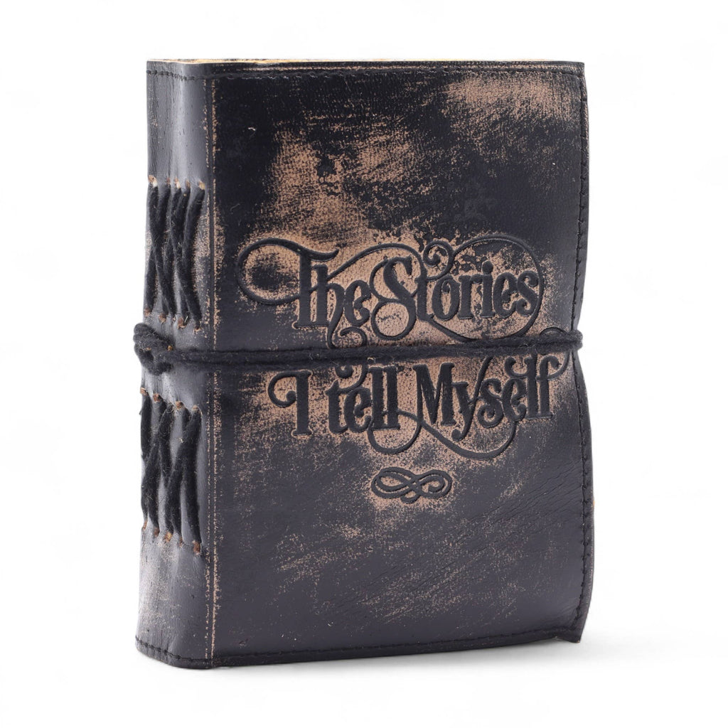 Leather Notebook - The Stories I Tell Myself
