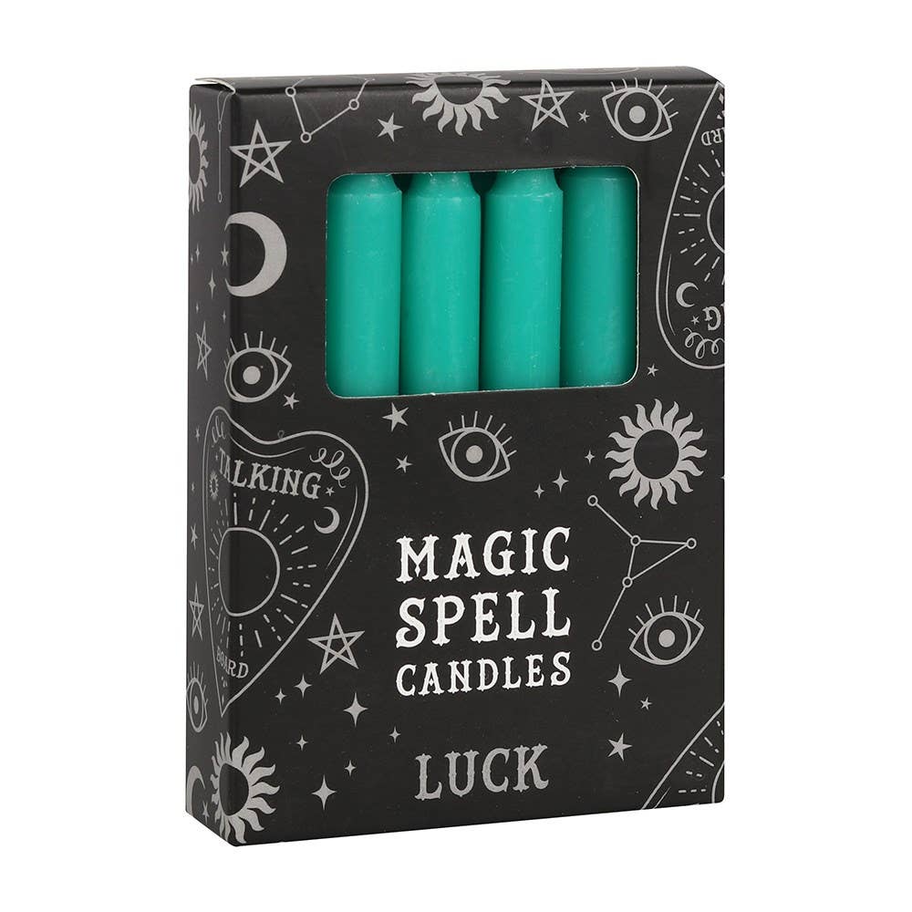 Green 'Luck' Magic Spell Candles