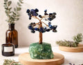 Lapis Lazuli on Fluorite Gem Tree