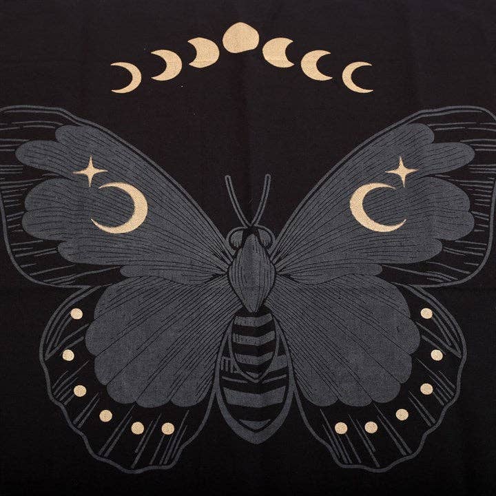 Black Moth Altar Cloth