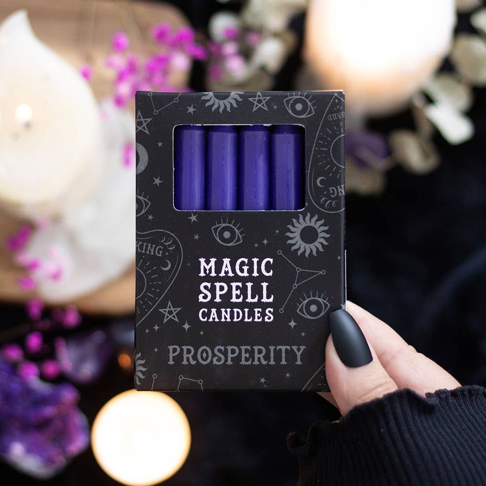 Purple 'Prosperity' Magic Spell Candles