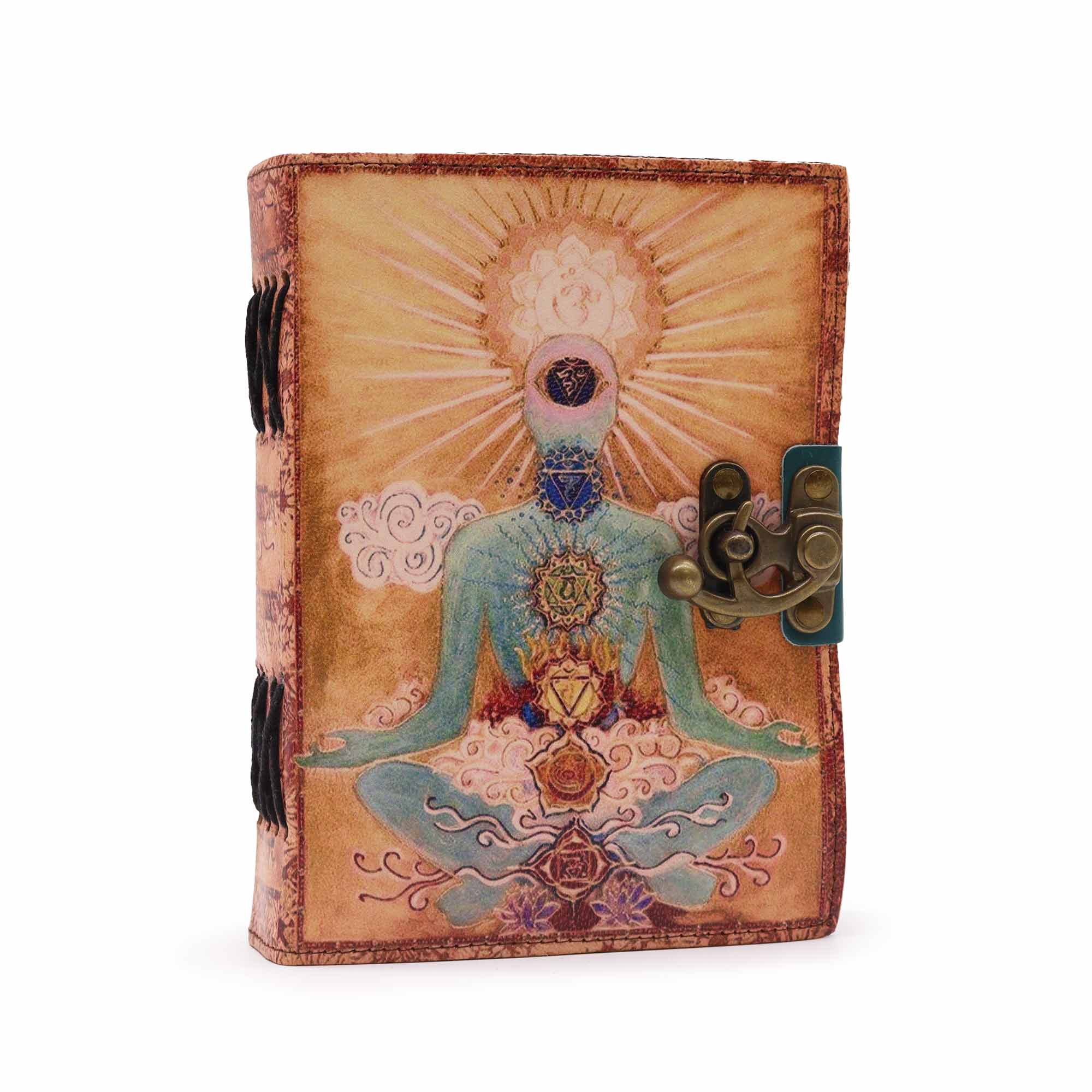 Leather Buddha Seven Chakra Notebook