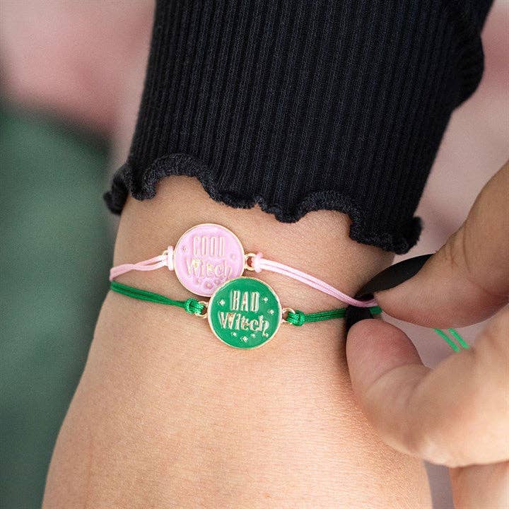 Set of 2 Good Witch, Bad Witch Friendship Bracelets