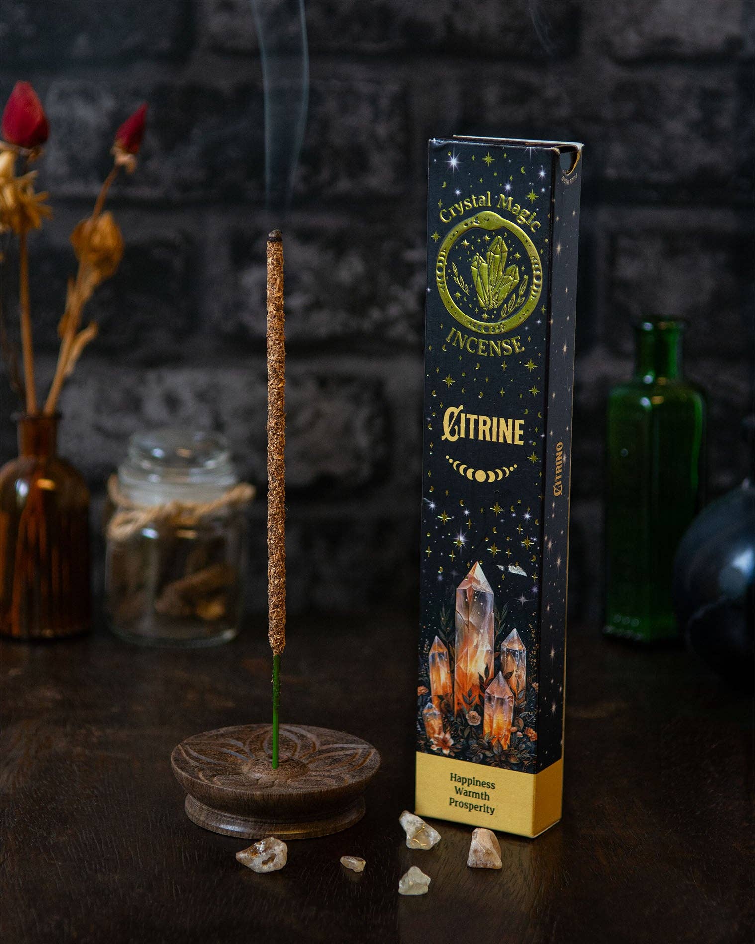 Citrine Crystal Magic Incense