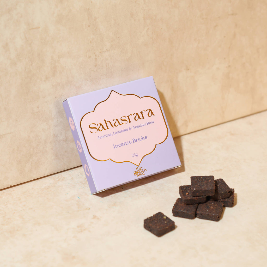 The Golden Altar Smokeless Incense Bricks - Sahasrara
