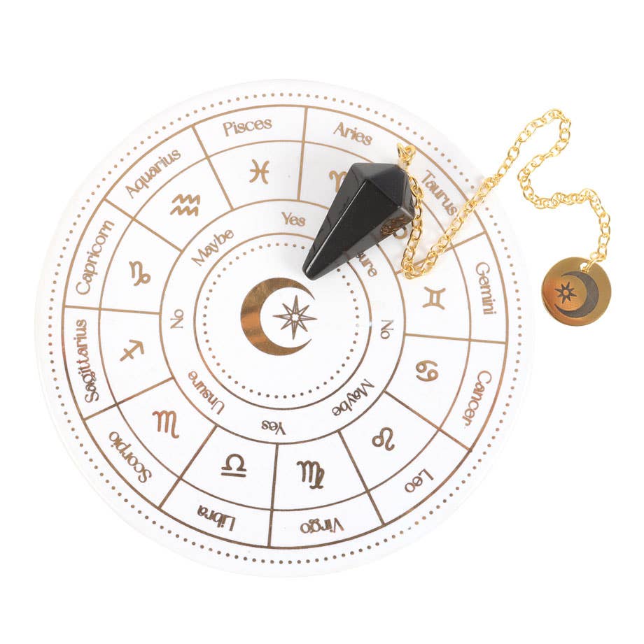 Astrology Wheel Zodiac Pendulum Divination Kit