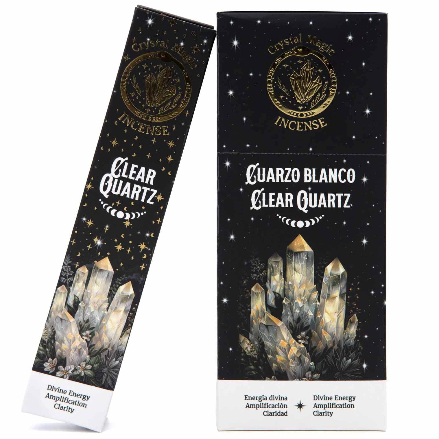 Clear Quartz Crystal Magic Incense