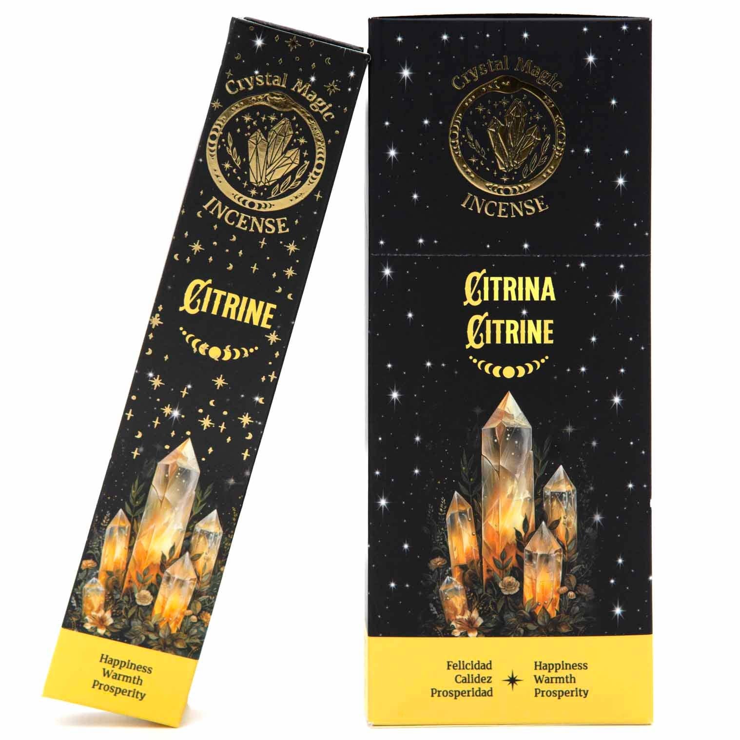 Citrine Crystal Magic Incense