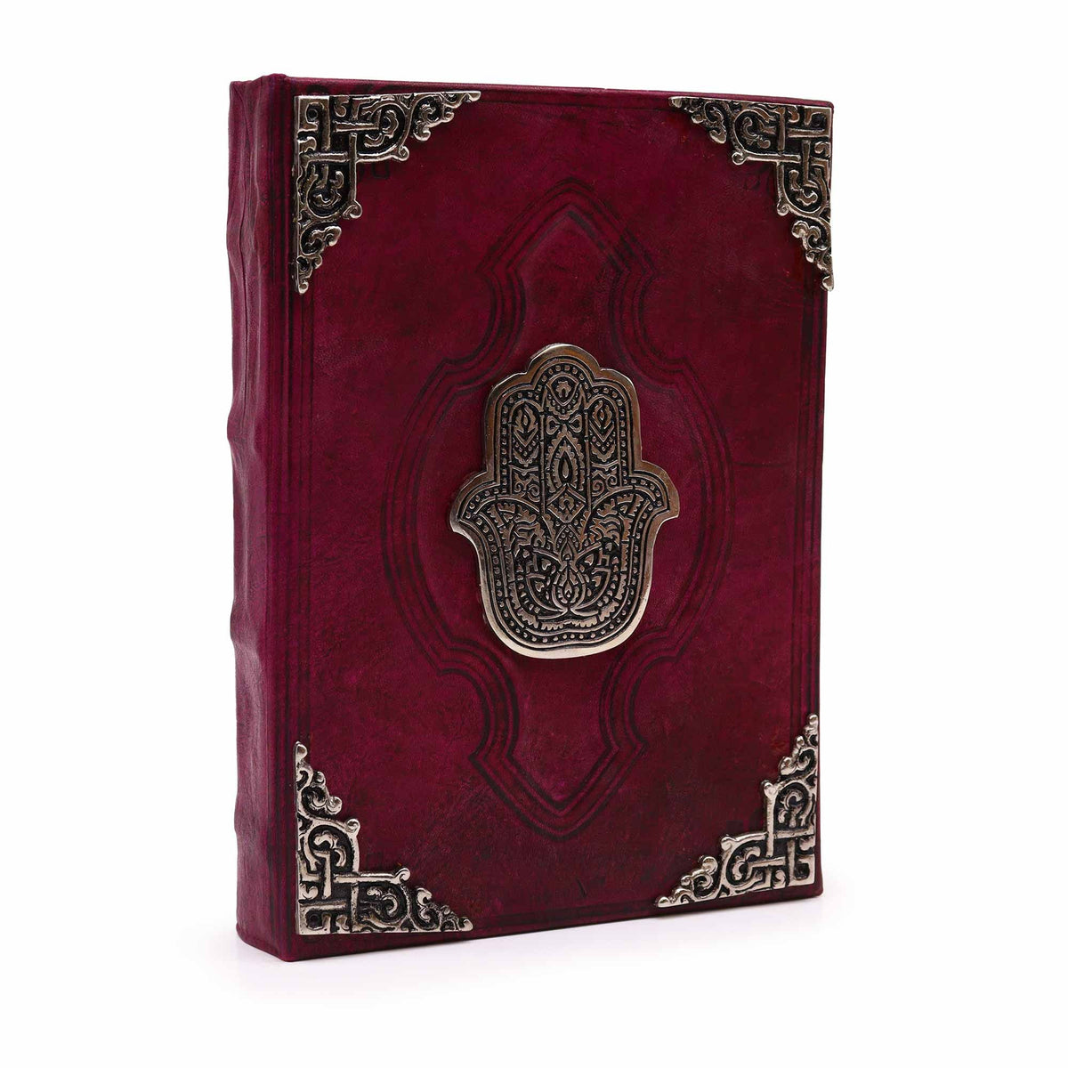 Heafty Red Tan Grimiore - Zinc Hamsa