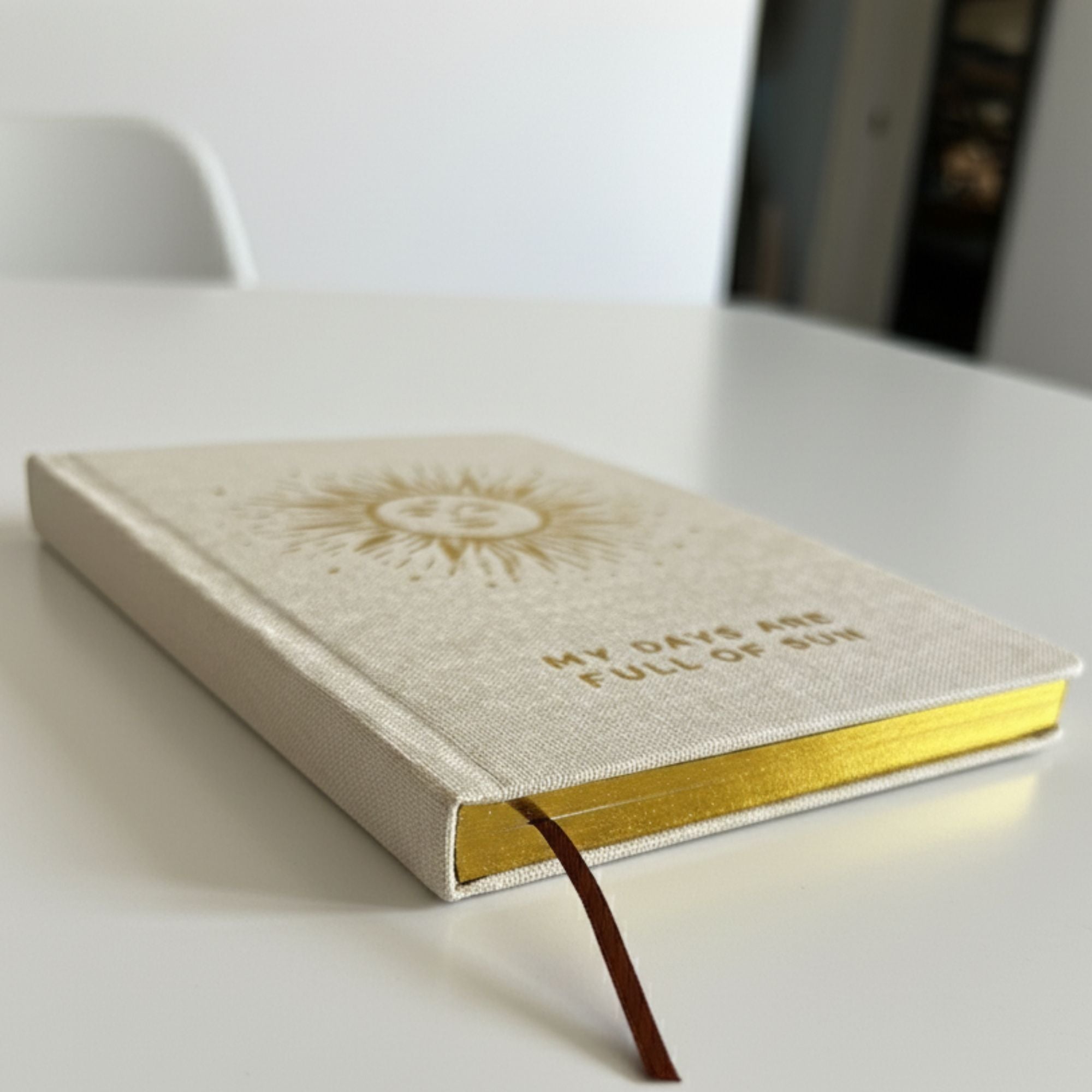 Ivory Gratitude Journal - My Days are Full of Sun