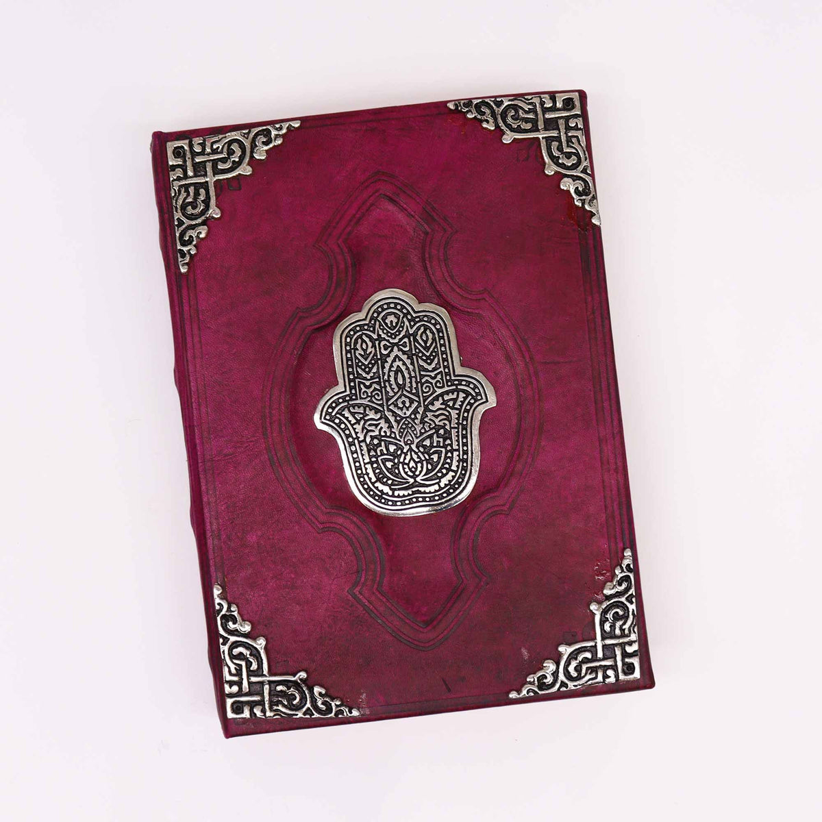 Heafty Red Tan Grimiore - Zinc Hamsa