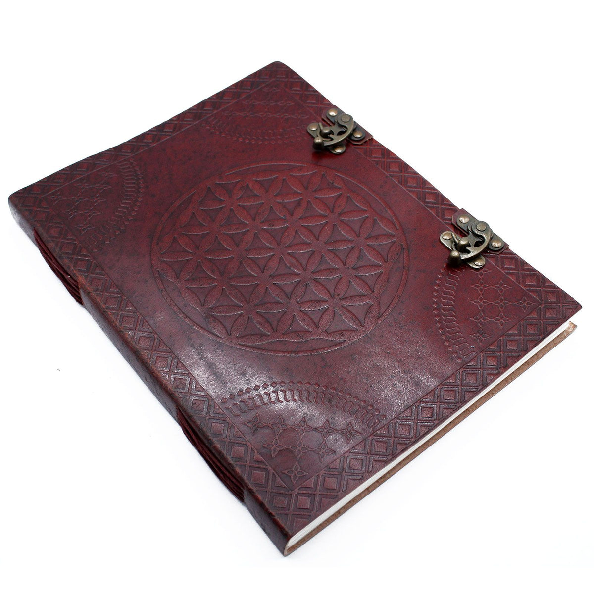XL Flower of Life Leather Book (200 pages)
