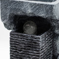Grand Water Feature – Colour Changing Crystal Ball in Rock