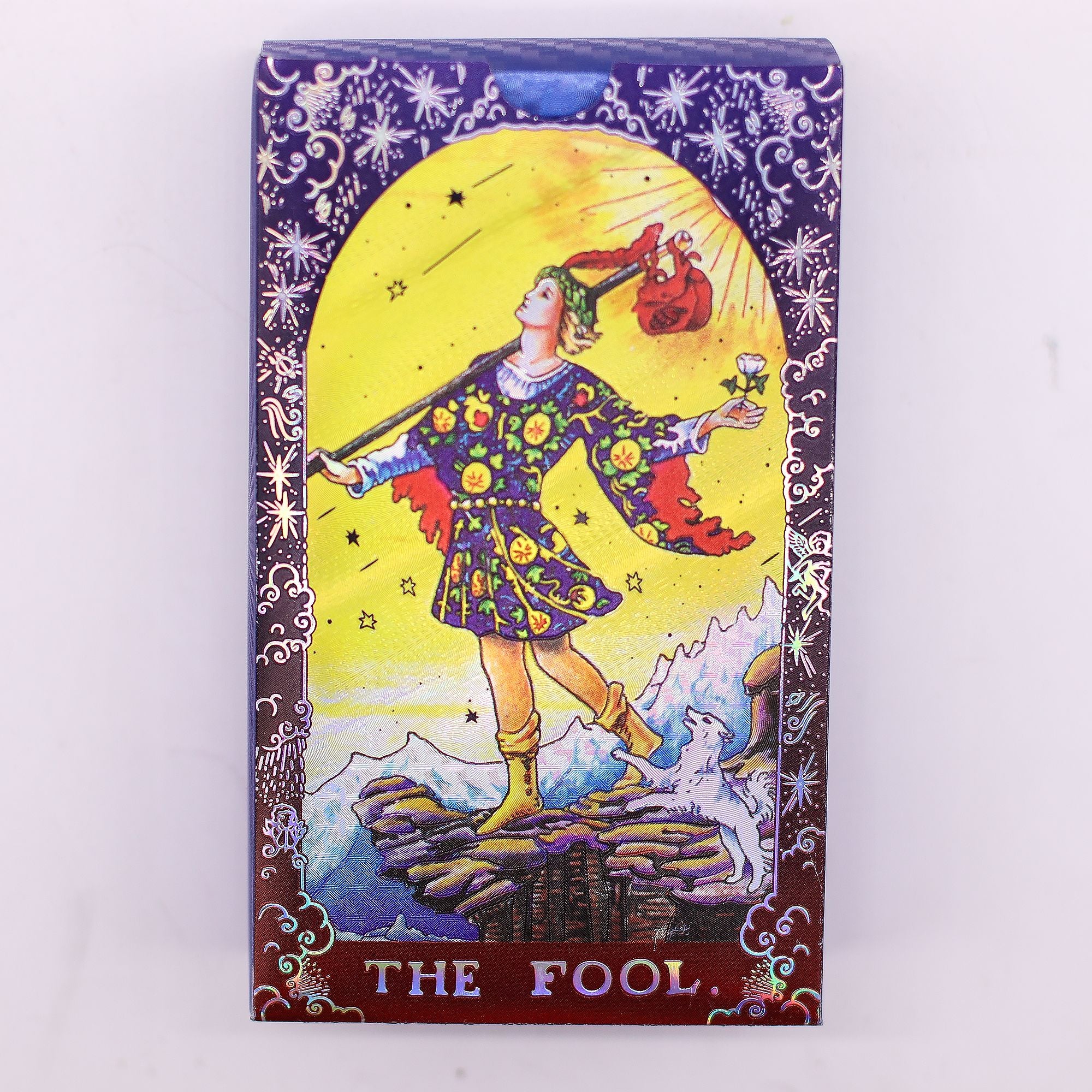 Blue Foil Tarot Card Set - Mandala With Guidebook