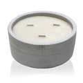Patchouli & Dark Amber Large Wooden Wick Concrete Candle