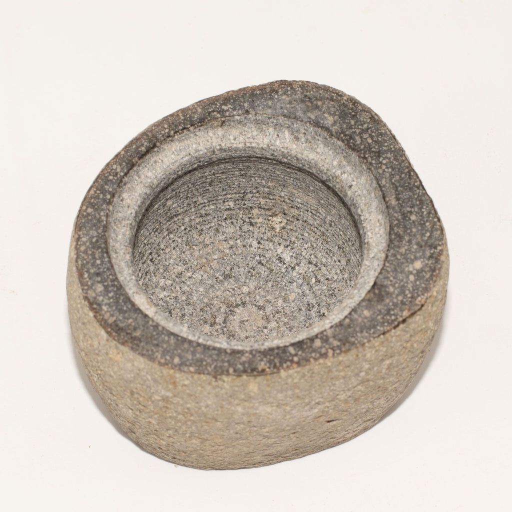 Natural Riverstone Grounding Pot - Small
