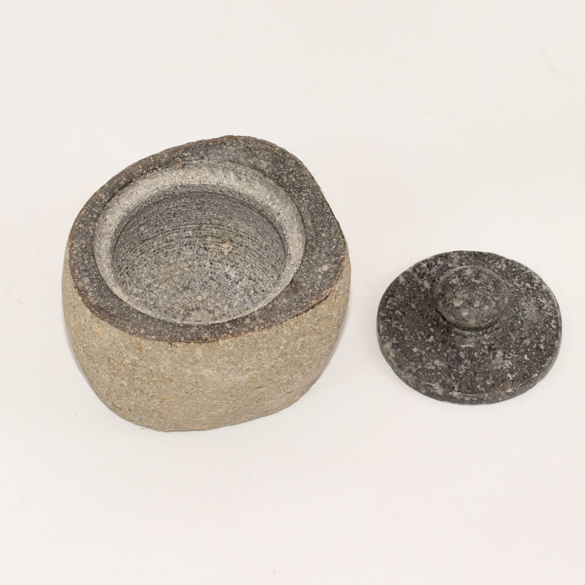Natural Riverstone Grounding Pot - Small