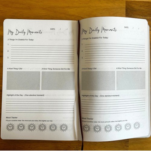 Blue Gratitude Journal - I am Thankful For