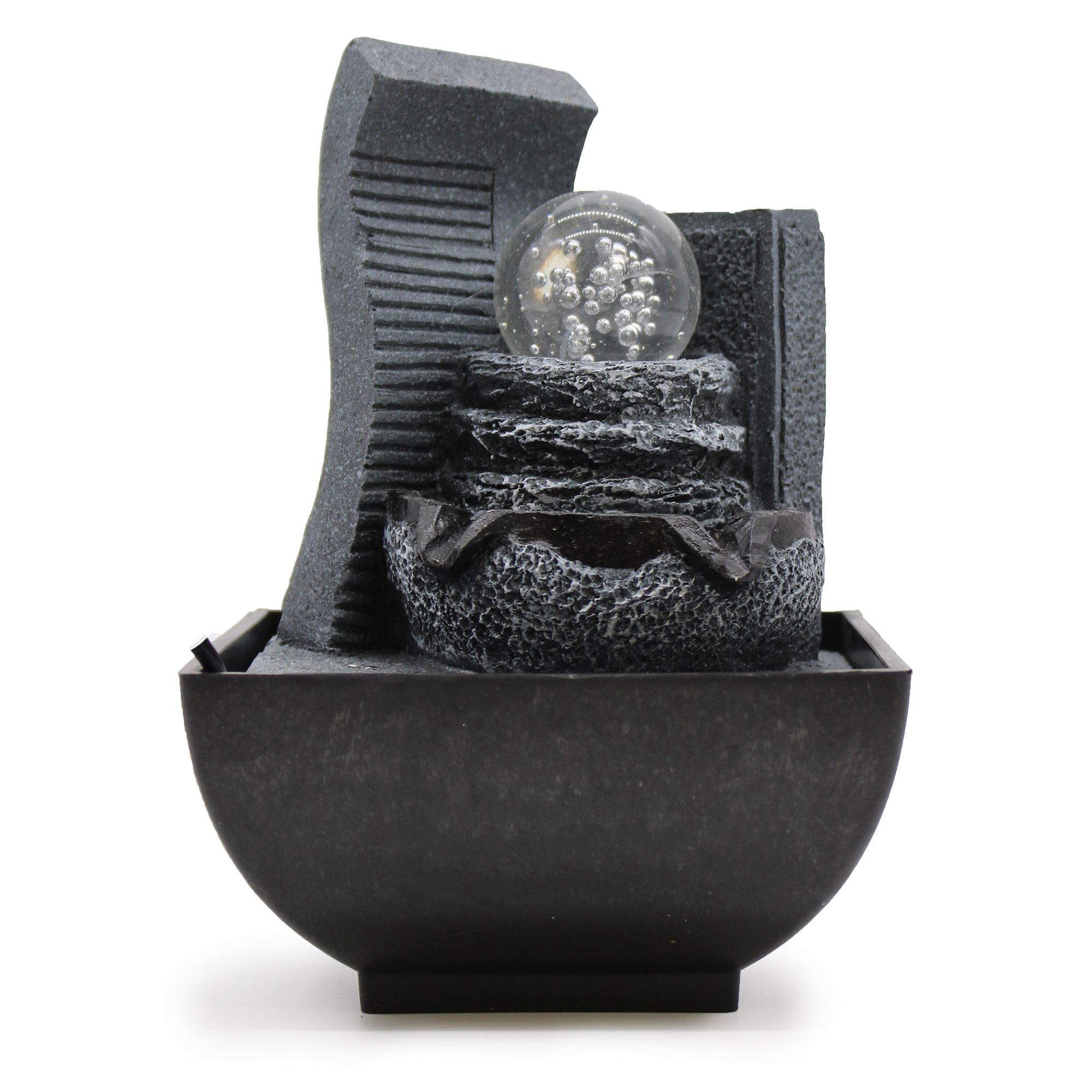 Tabletop Water Feature - Cascading Rock Formation