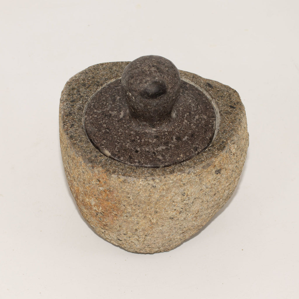 Natural Riverstone Grounding Pot -Medium