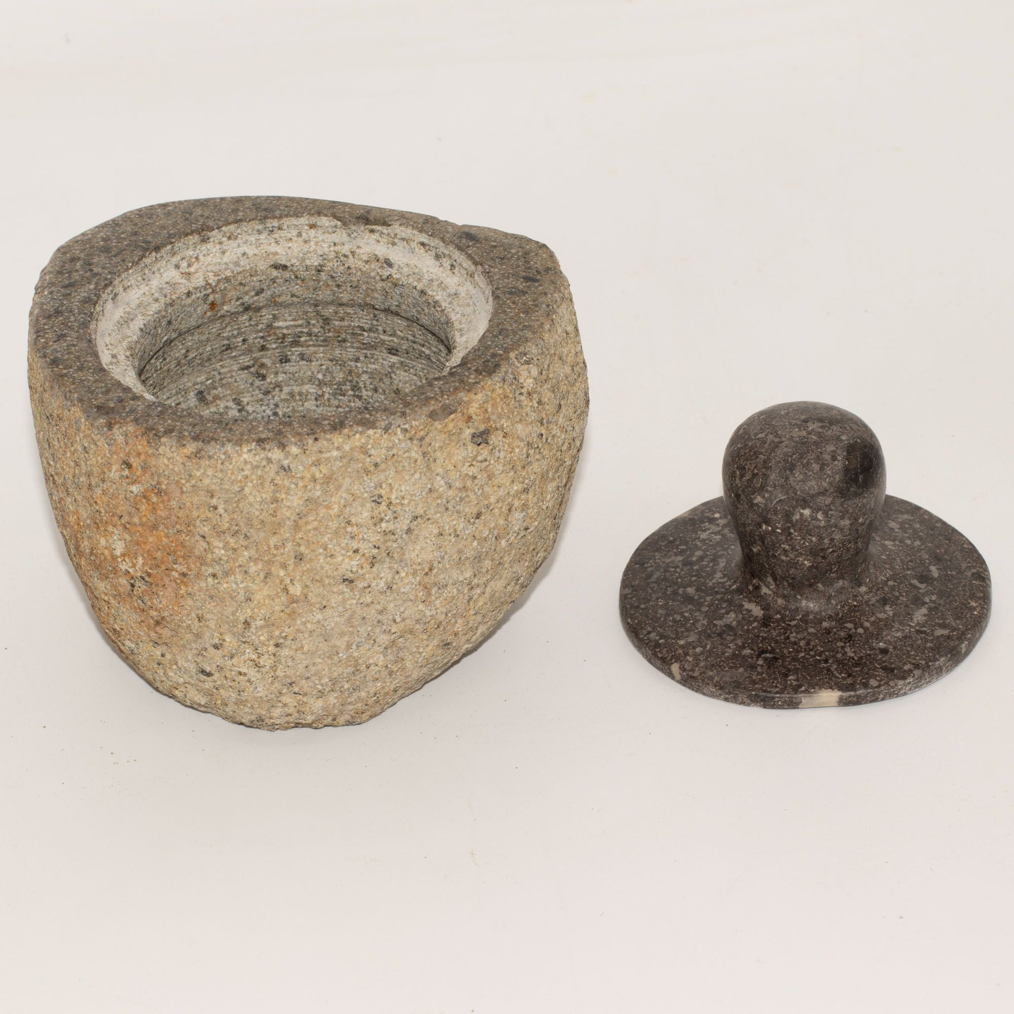 Natural Riverstone Grounding Pot -Medium