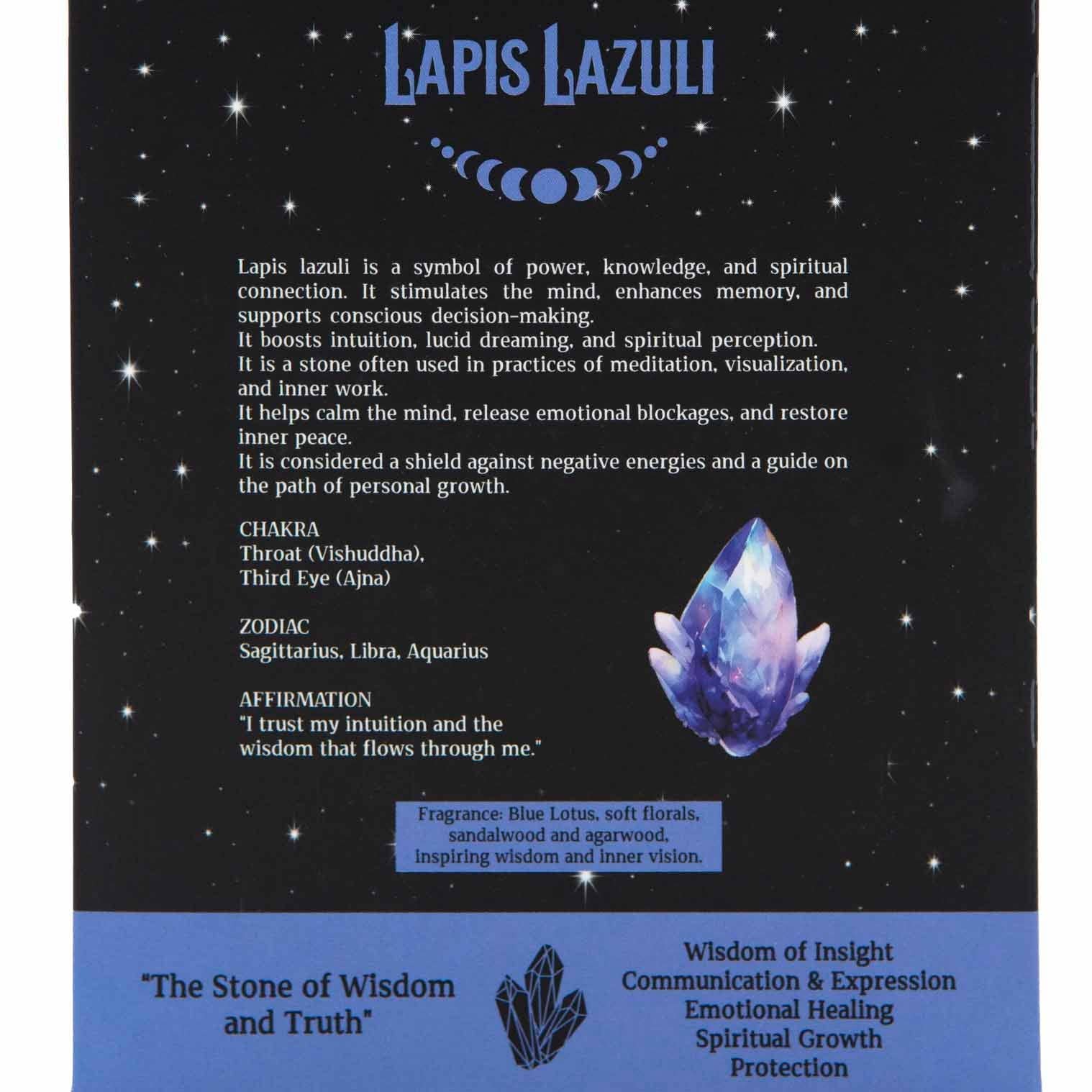 Lapis Lazuli Crystal Magic Incense