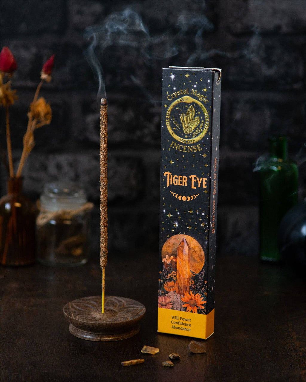 Tiger Eye Crystal Magic Incense