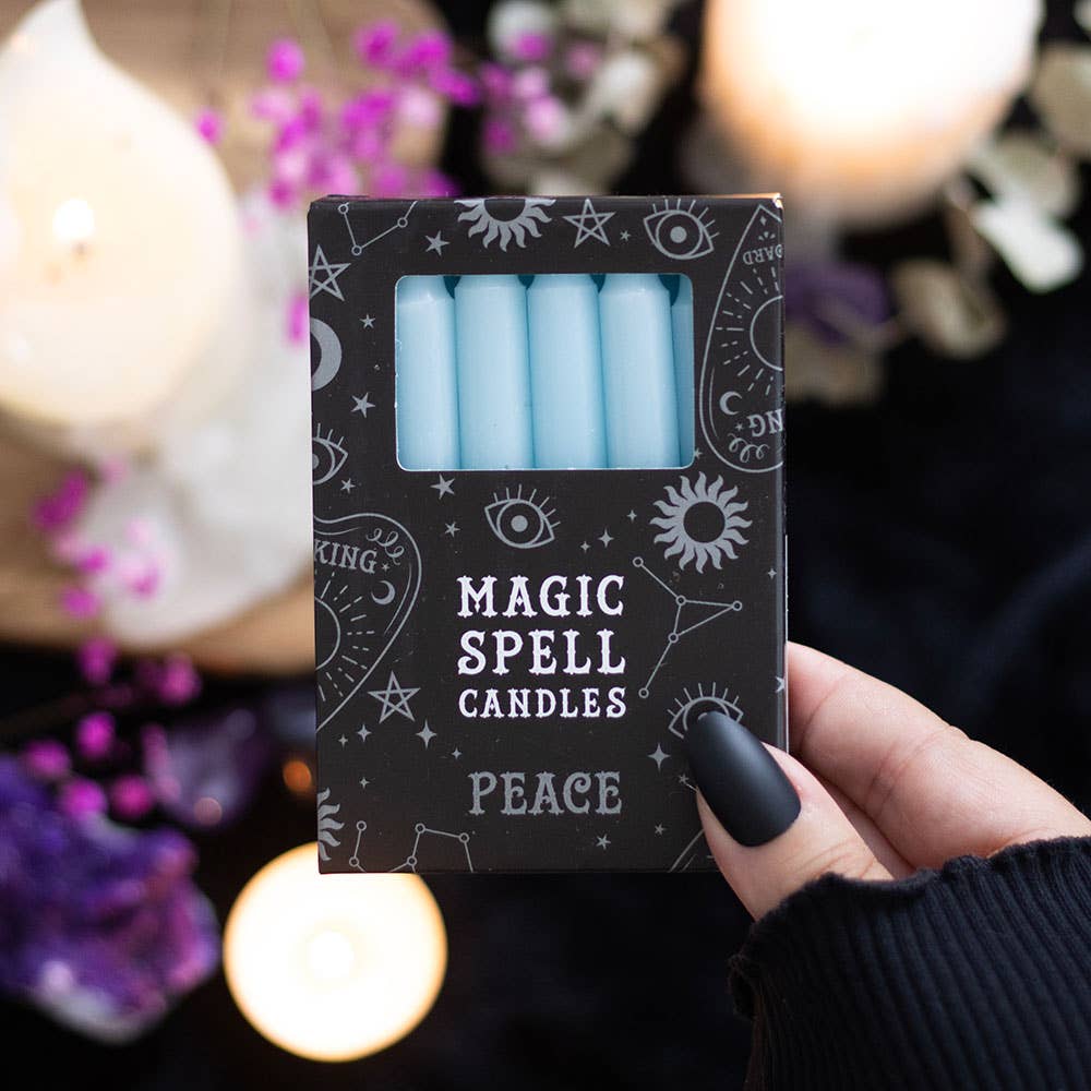 Light Blue 'Peace' Magic Spell Candles