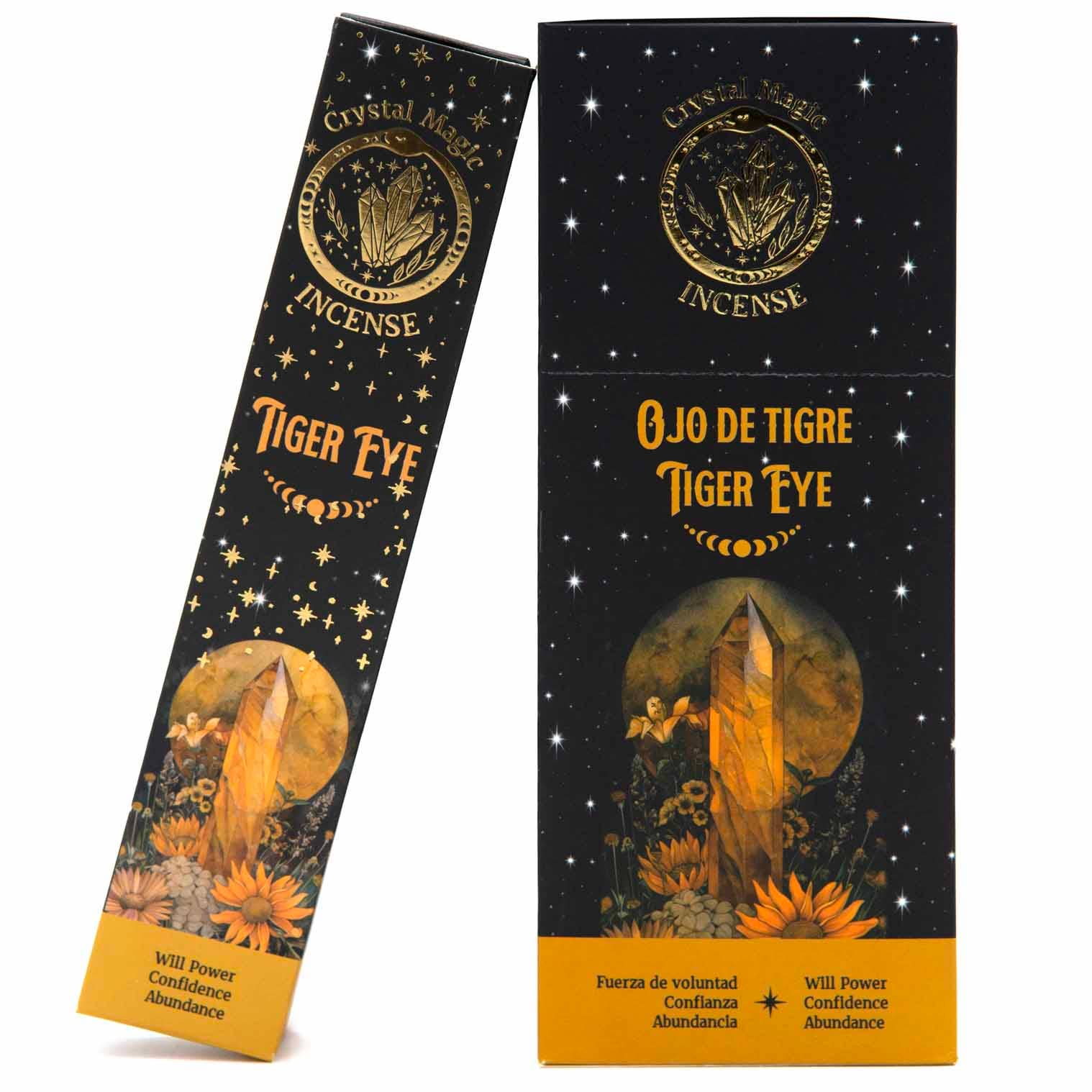 Tiger Eye Crystal Magic Incense