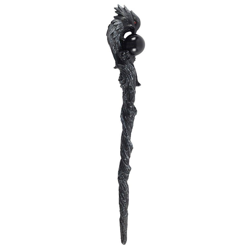 Dark Raven Witch and Wizard Wand