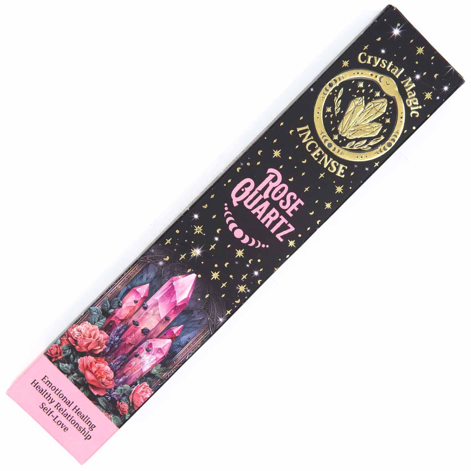 Rose Quartz Crystal Magic Incense