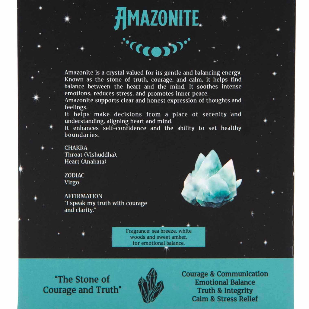 Amazonite Crystal Magic Incense