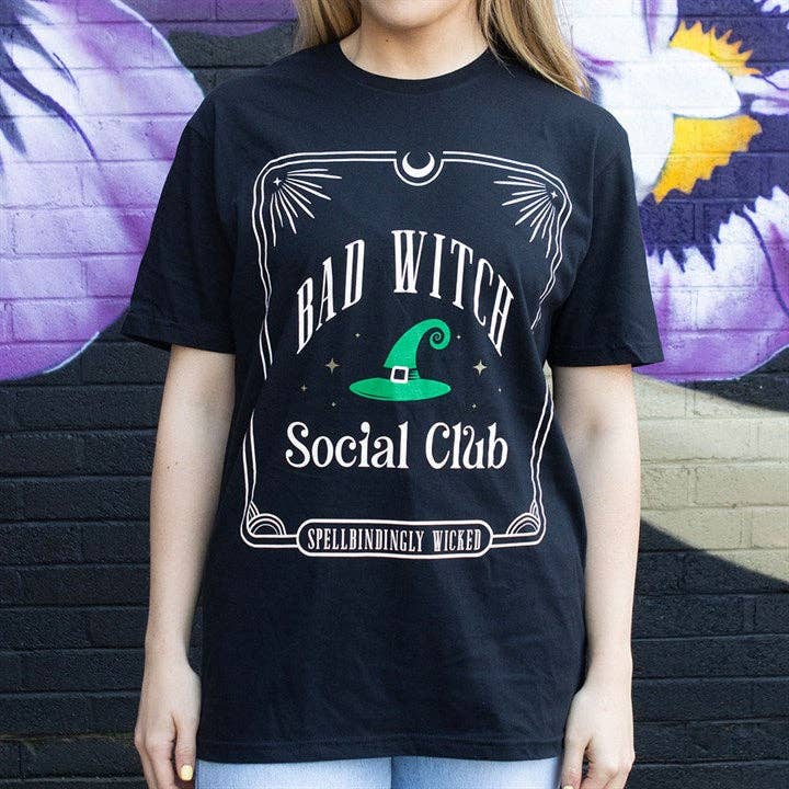 Bad Witch Social Club Unisex T-shirt Size L