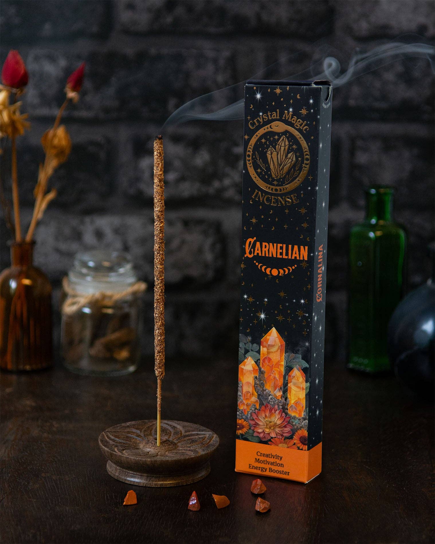 Carnelian Crystal Magic Incense