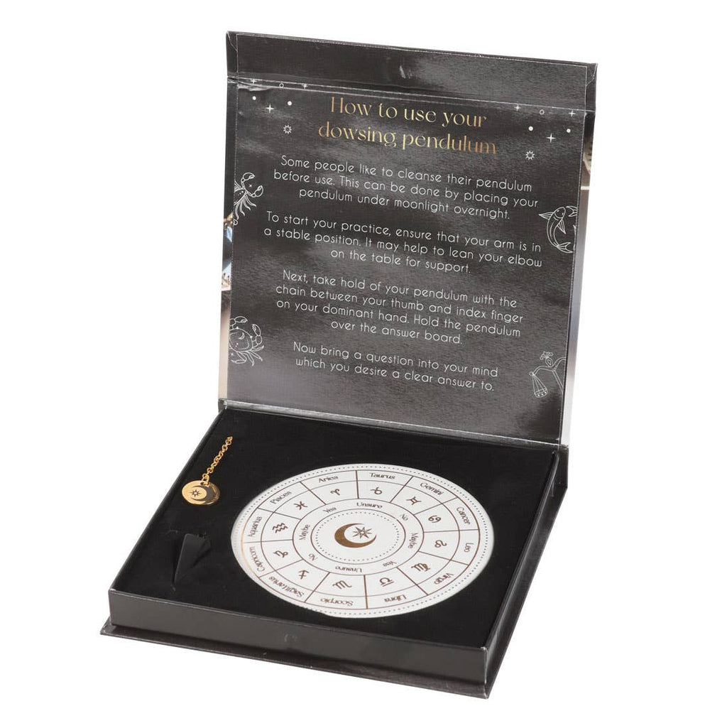 Astrology Wheel Zodiac Pendulum Divination Kit