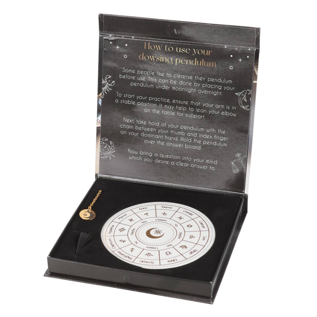 Astrology Wheel Zodiac Pendulum Divination Kit