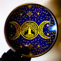 Triple Moon Enamelled Offering Plate